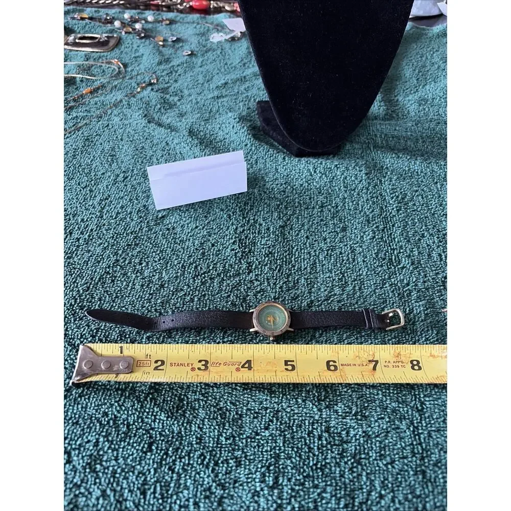 Presidential Helicopter Squadron Watch By Infinity Green Dial & Leather Band